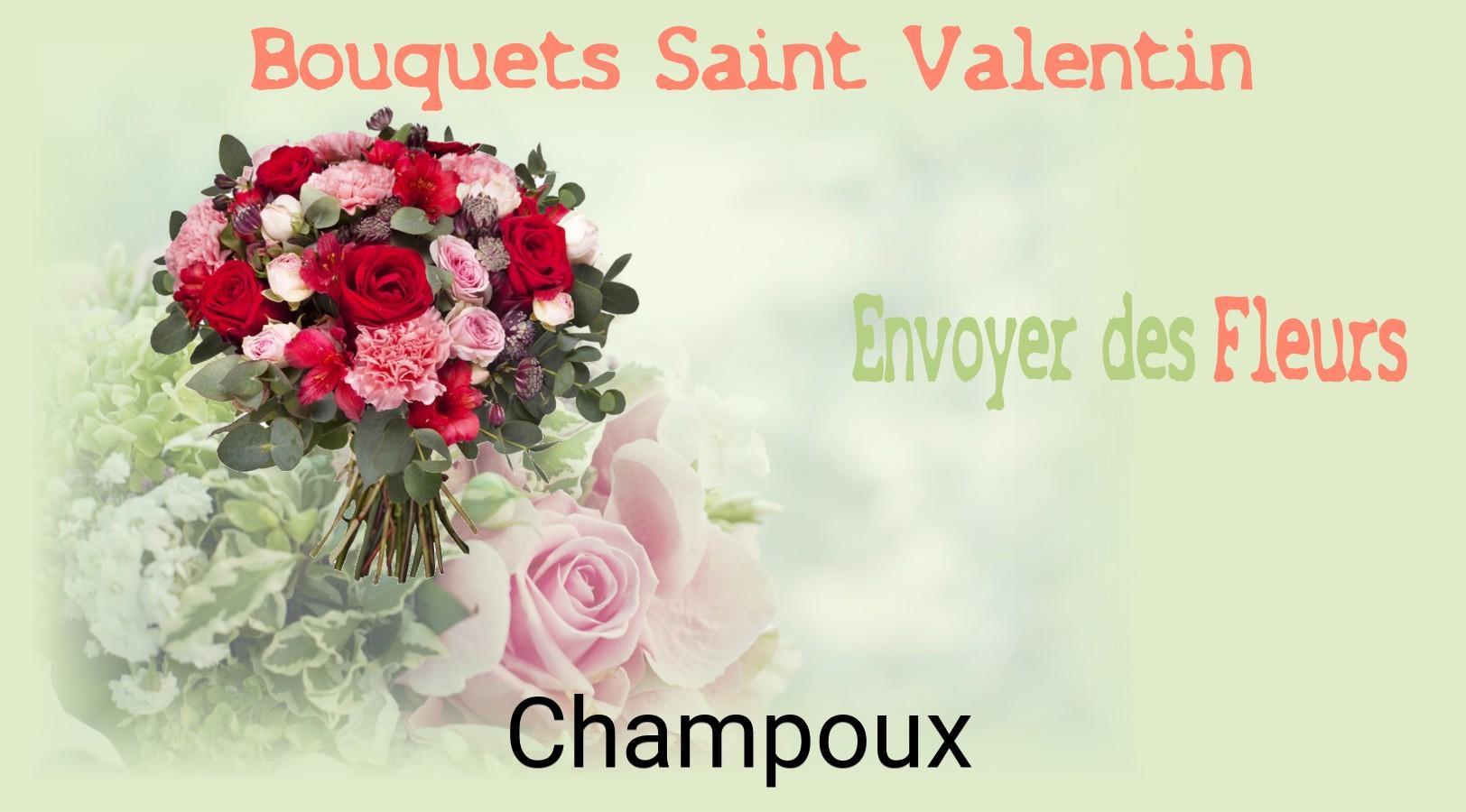 Roses de Saint-Valentin livrées à Champoux